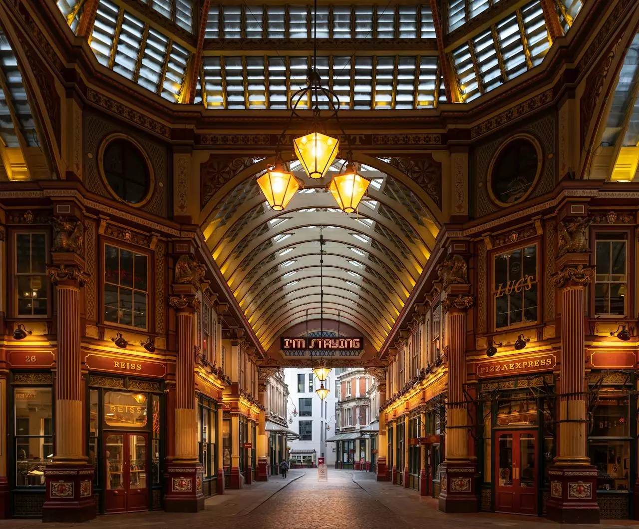 Leadenhall Market Innenansicht London
